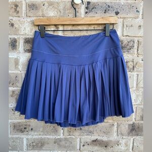 Gold Hinge 15" TRUE NAVY PLEATED TENNIS SKIRT Size M